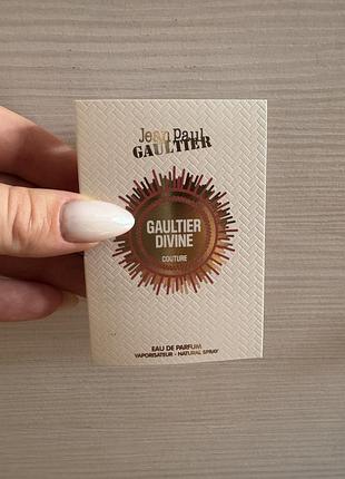 Пробник jean paul gaultier divine couture eau de parfum