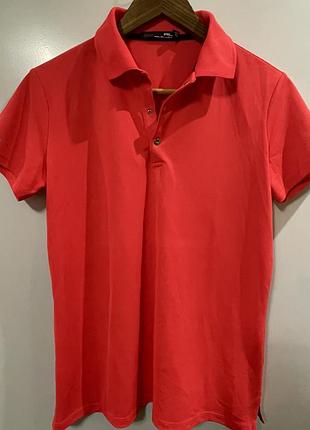 Жіноча футболка polo ralph lauren. яскраво рожевого кольору