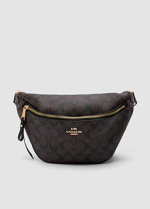 💎 coach signature belt bag fanny pack brown