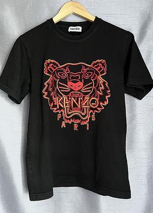 Чорна футболка kenzo