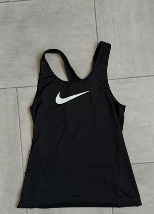 Майка nike жіноча чорна спортивна
