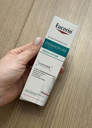 Eucerin dermopure clinical triple action об'ємом 40 мл
