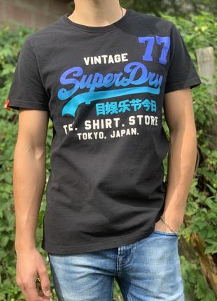 Чоловіча футболка superdry vintage 777 р. m2 фото