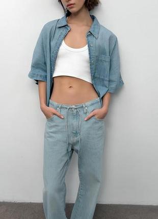 Джинси легкі літні zara в упаковці з бірками