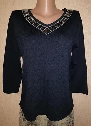 💖💖💖красива жіноча чорна кофта, джемпер mia moda💖💖💖