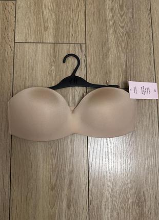 Бюстгальтер бра зі зʼємними бретелями h&m, 75b