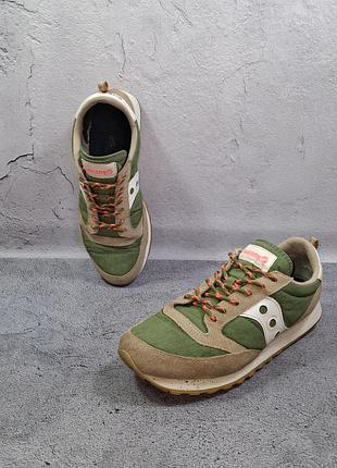 Кроссовки saucony jazz замшевые обувь