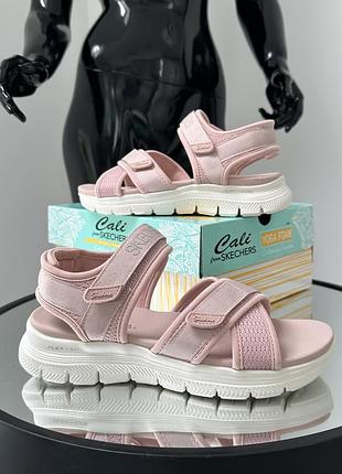 Комфортные мягкие босоножки skechers flex appeal 4.0