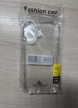 Прозорий чохол для iphone 17 (силіконовий, протиударний, захист камери)