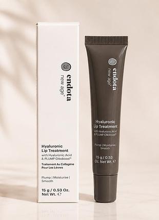 Гіалуроновий плампер для губ endota new age hyaluronic lip treatment 15 г | зволоження, відновлення, ефект об’єму