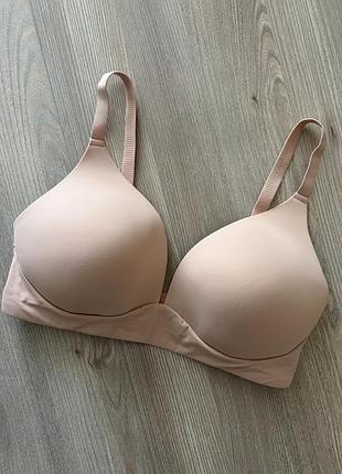 Бежевий мягенький бюст без кісточок primark