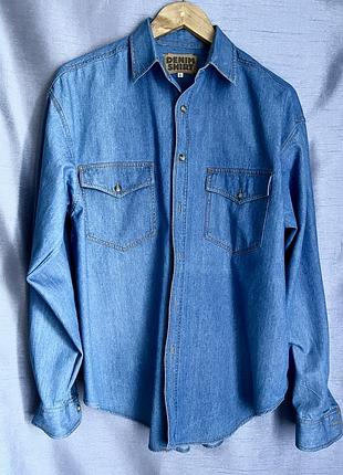 Чоловіча джинсова сорочка denim shirt