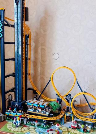 Lego creator expert американские горки с мёртвой петлей 10303+ матор!