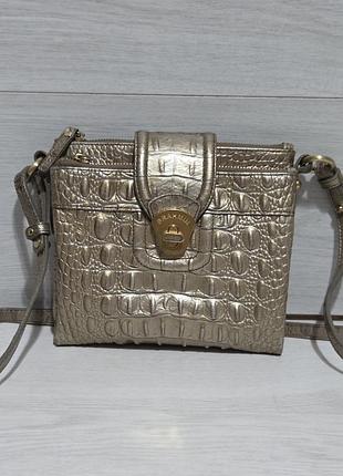 Фирменная кожаная сумочка-кошелек brahmin