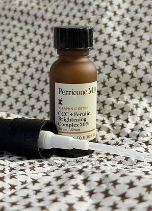 Освітлювальна сироватка для обличчя perricone md vitamin c ester ccc + ferulic brightening complex 20%