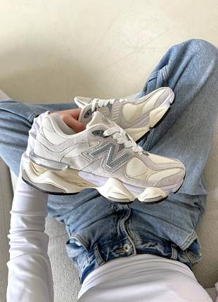 Женские кроссовки светлые легкие удобные new balance 9060