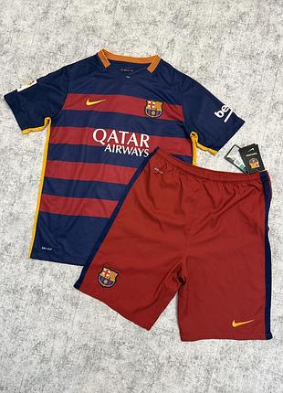 Ігрова футбольна форма, комплект nike dri-fit fc barcelona home stadium (оригінал)