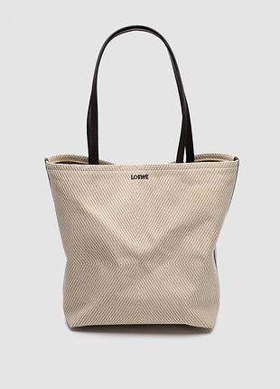 Сумка loewe medium puzzle textile tote bag