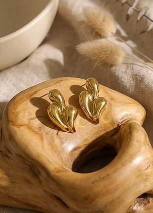 Серьги геометрия нержавеющая сталь stainless steel
