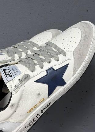 Мужские белые кеды кроссовки голден гус гуз golden goose ggdb deluxe brand ball star