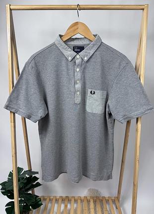 Поло футболка fred perry casual оригінал розмір l-xl slim-fit