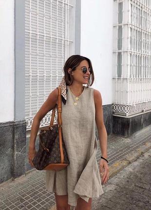 Лляна сукня zara