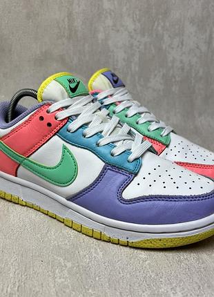 Кросівки nike dunk low se candy colorblock leather