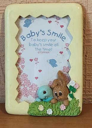 Дітяча фоторамка серия «baby's smile» от бренда topfair.