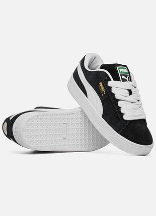 Puma suede xl black white