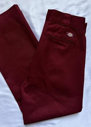 Бордові штани dickies, модель 874