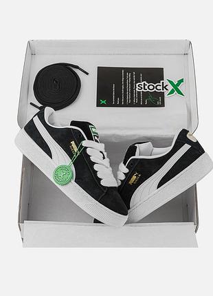 Puma suede xl black white
