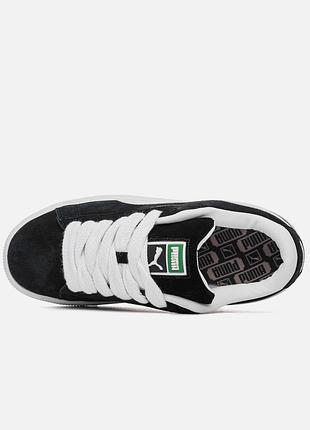 Puma suede xl black white