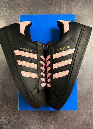 Adidas superstar classic black pink