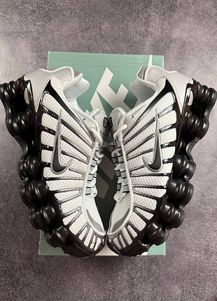 Nike shox tl black white