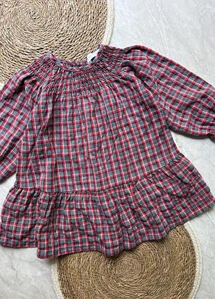 Сукня в клітинку на дівчинку 1,5-2 роки zara