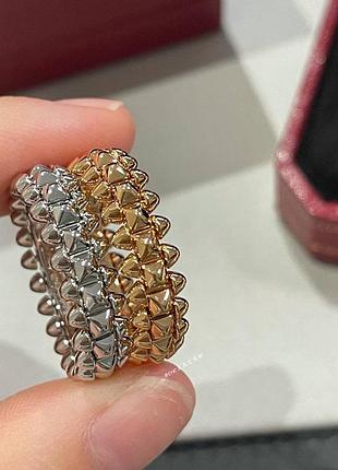 Каблучка cartier кольцо стильне