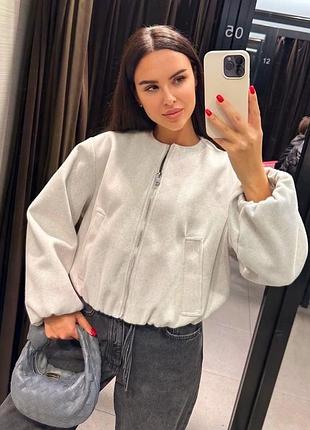 Бомбер zara