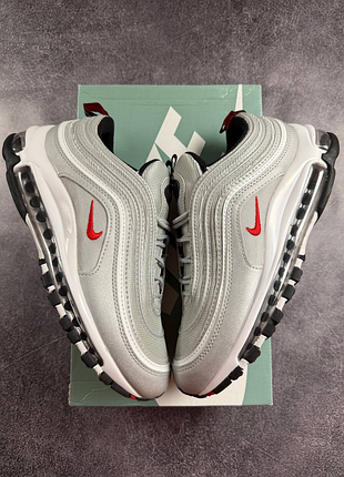 Nike air max 97 grey red