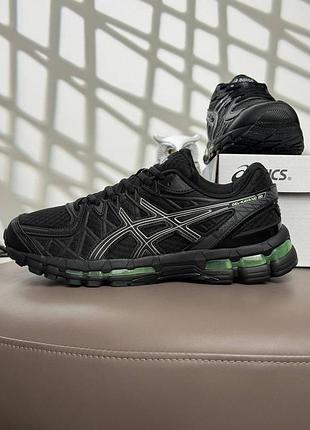 Мужские кроссовки asics gel-kayano 20 black green