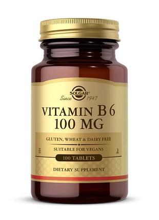 Vitamin b6 100mg - 100 tabs