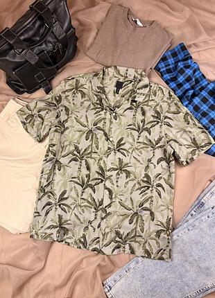 Брендова стильна сорочка в гавайському стилі h&m🌴