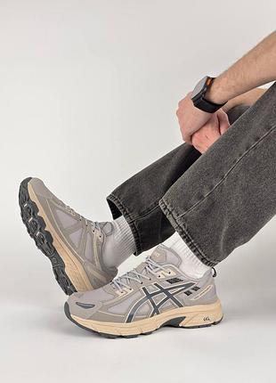 Мужские кроссовки asics gel-venture 6 cool grey beige 3