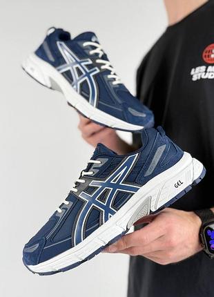 Мужские кроссовки asics gel-venture 6 navy white