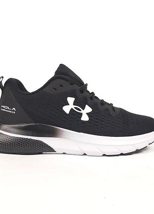 Under armour hovr turbulence running черные с белым