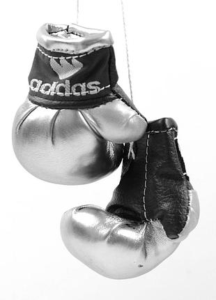 Box рукавички на дзеркало заднього виду, малі чорно-срібло "nike/adidas"