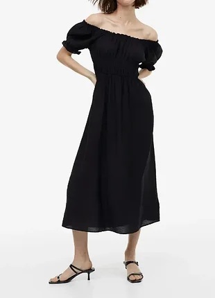 Гарна чорна сукня h&m ,xl