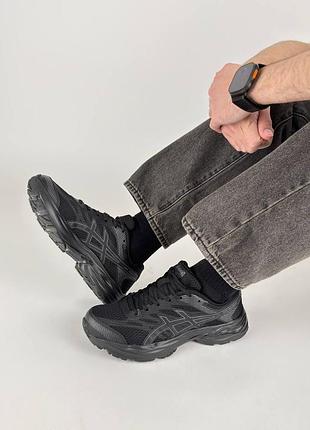 Мужские кроссовки asics gel-flux 4 all black 3