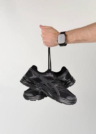 Мужские кроссовки asics gel-flux 4 all black 4