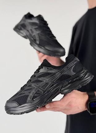 Мужские кроссовки asics gel-flux 4 all black 5