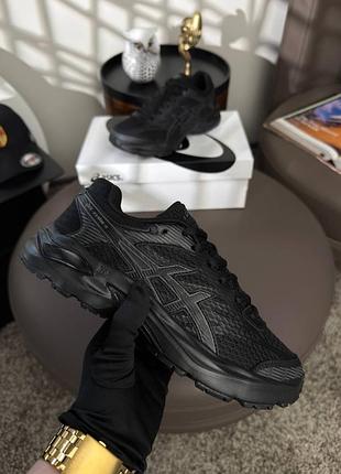 Мужские кроссовки asics gel-flux 4 all black 7